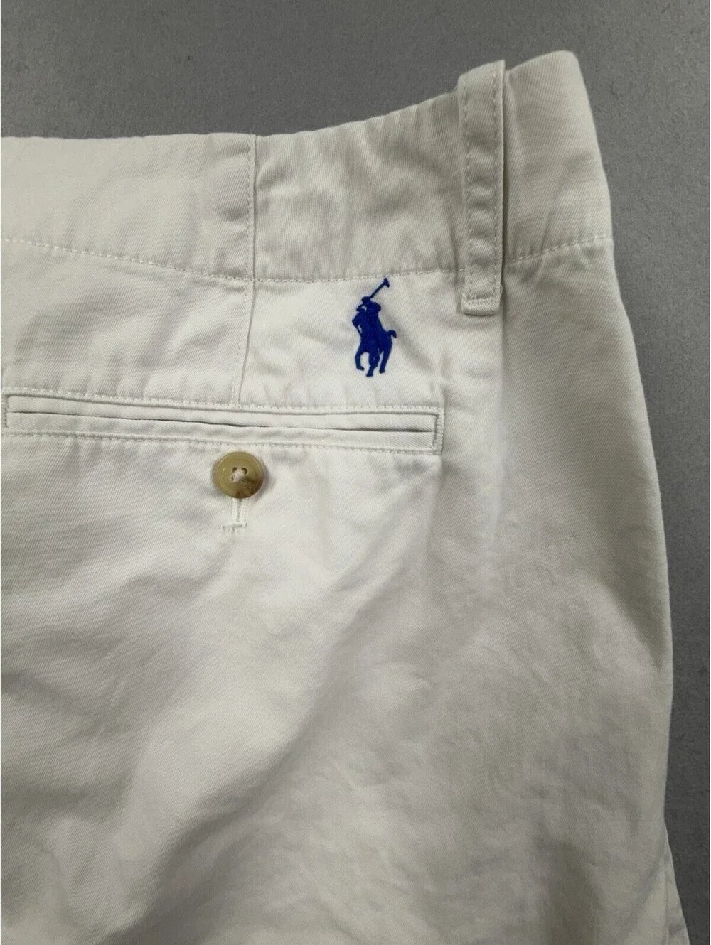 Polo Ralph Lauren White Chino Shorts Women's Size 6 Cotton Twill Preppy Classic